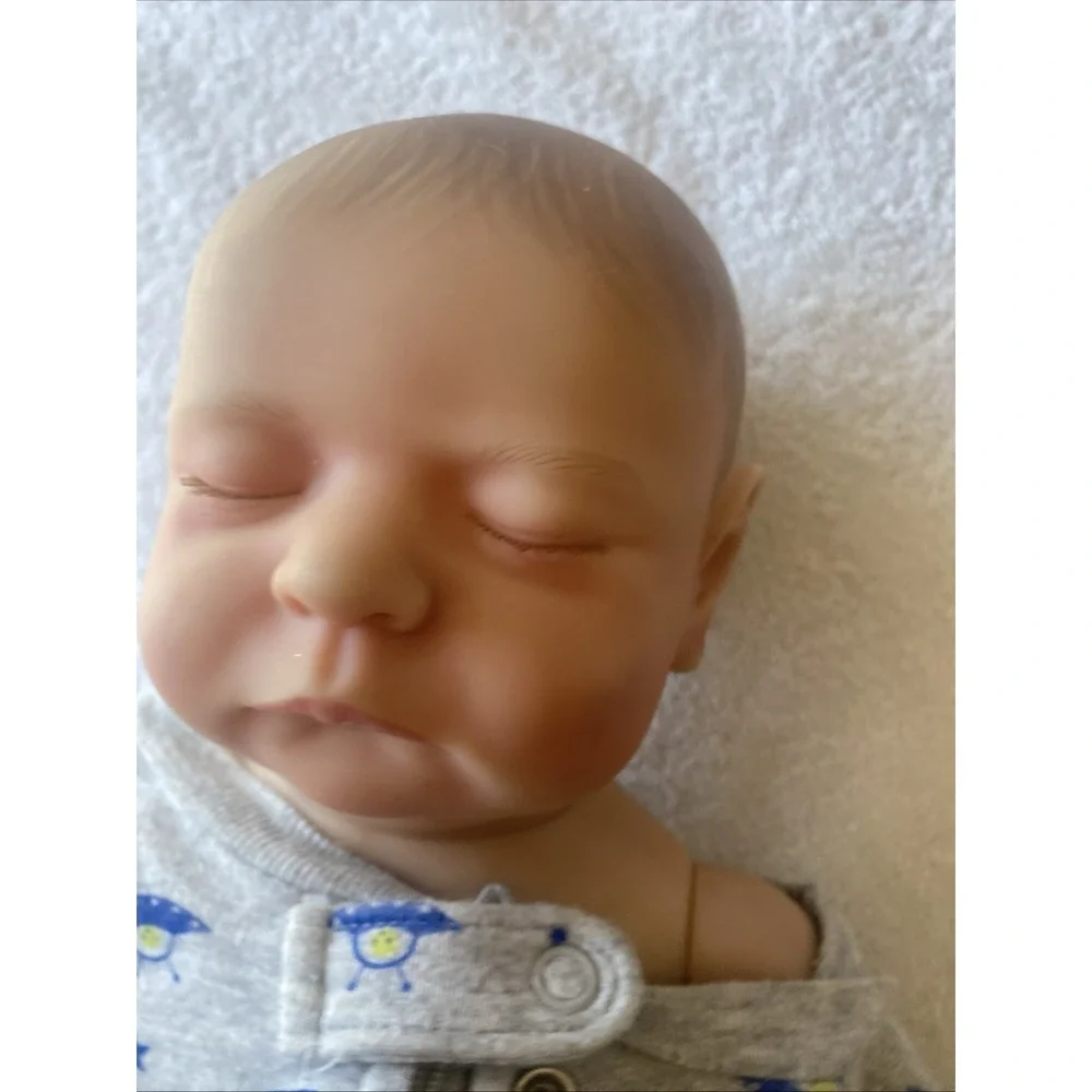 Reborn Baby‎ Doll Anatomic Male Newborn Male Eyelashes Fingernails Baby Boy